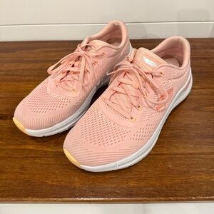 Skechers Women’s Arch Fit Blush Pink Sneakers Lightweight Walking Shoes Size 10